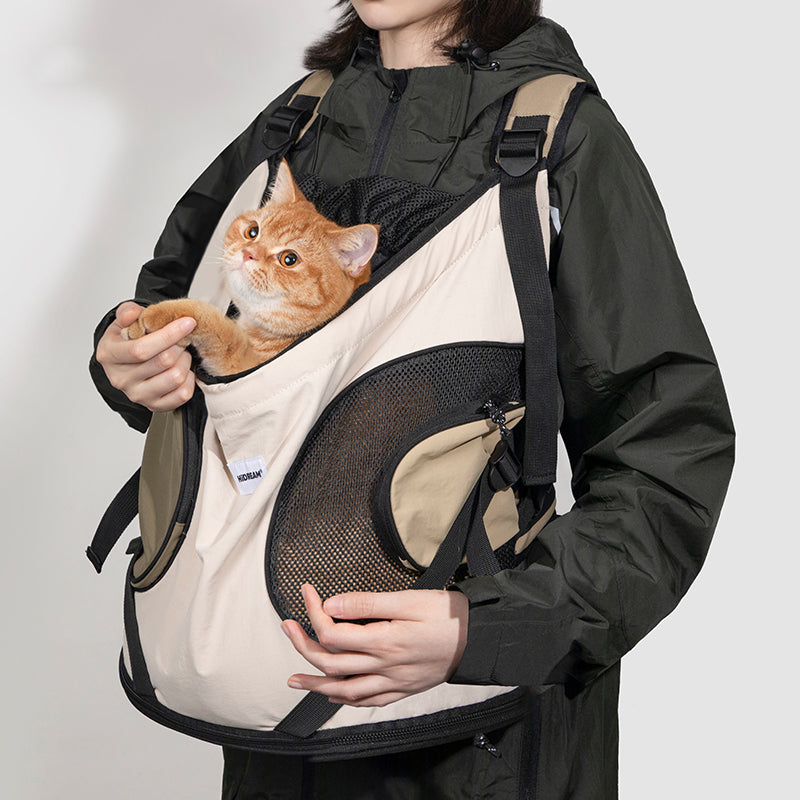 前抱きタイプ ペット用キャリーバックパック|猫・小型犬対応