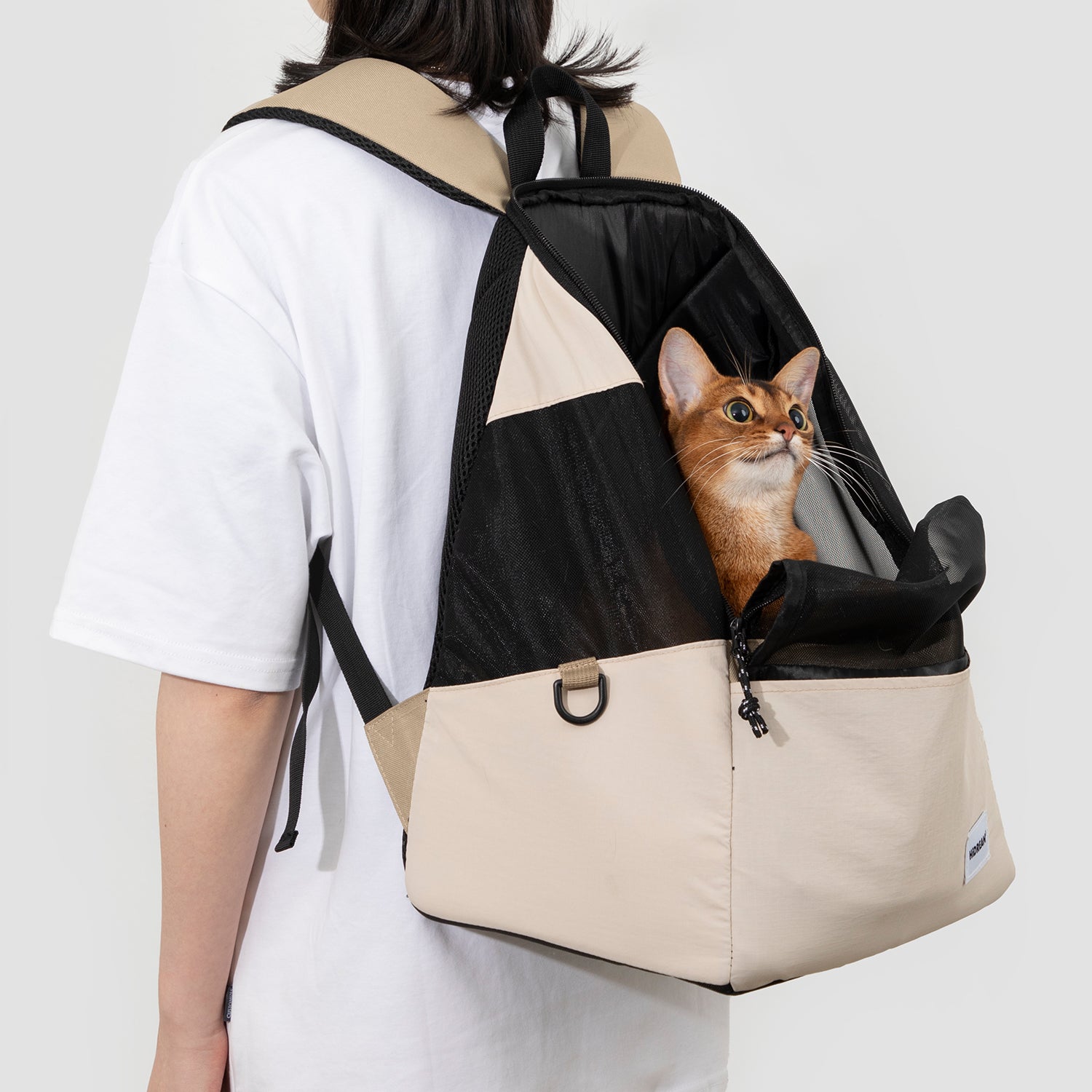 超軽量ペットリュックキャリー|前後2WAY・全面メッシュ
