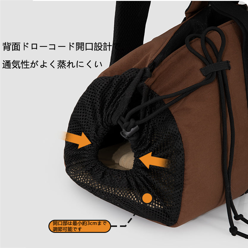 ペット用バゲット型リュック|猫・小型犬兼用 キャリーリュック