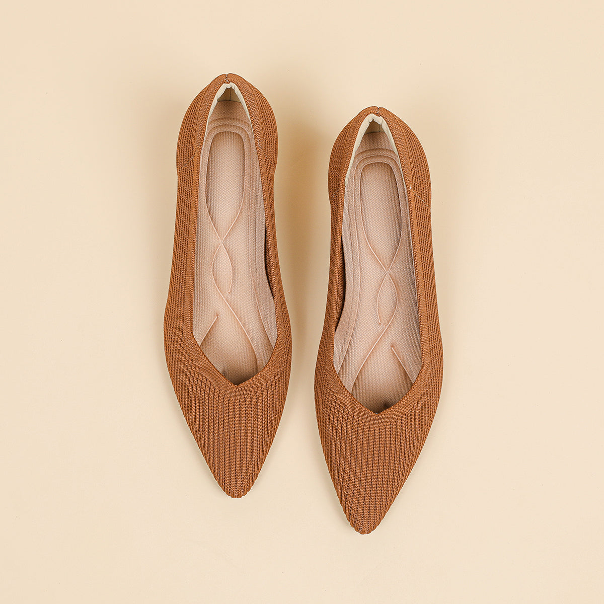 尖トゥVカット太ヒールパンプス(6cmヒール)