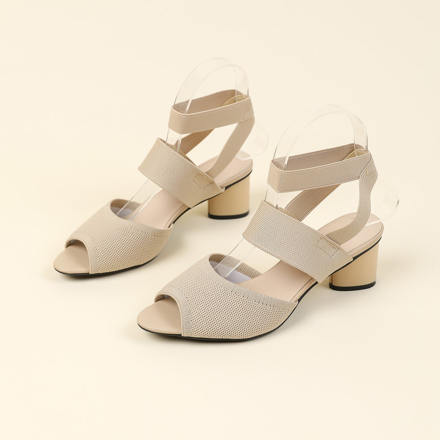 バックストラップ オープントゥ ローマサンダル