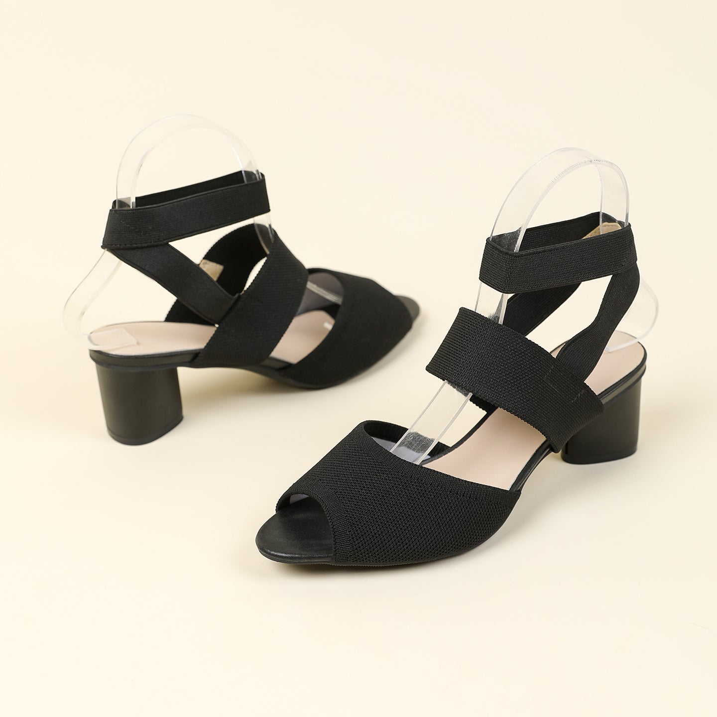 バックストラップ オープントゥ ローマサンダル