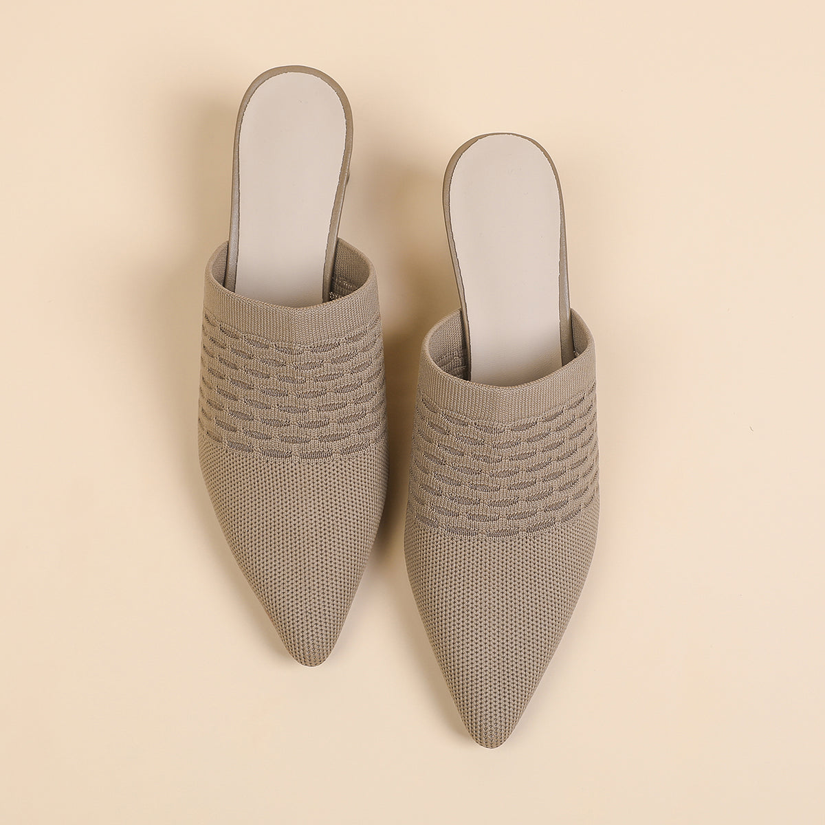 尖頭包頭 5cmチャンキーヒール サンダル