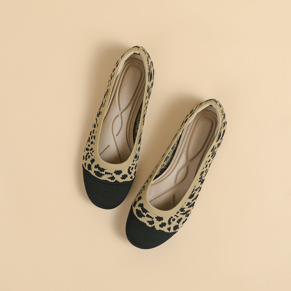 ラウンドトゥ 浅口 カジュアル フラットシューズ