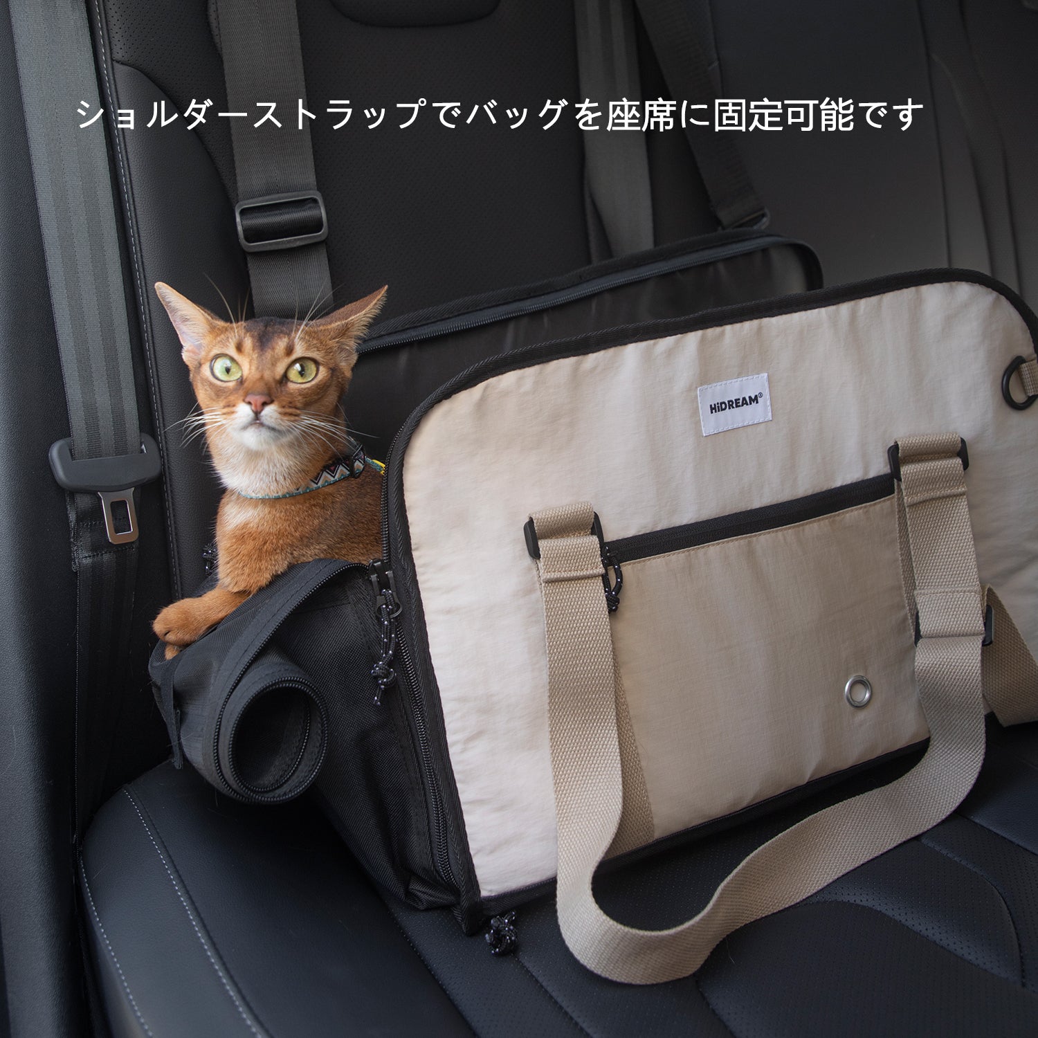 軽量ペットキャリーショルダーバッグ｜斜め掛け対応・小型犬猫向けコンパクト外出バッグ