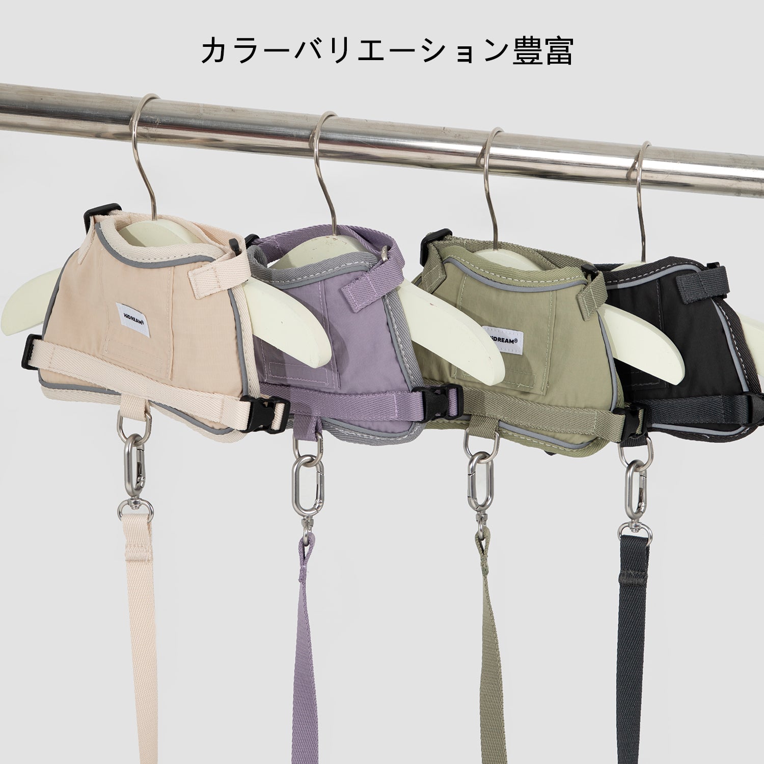 軽量ベスト型猫ハーネス｜反射ストラップ付き・通気メッシュ