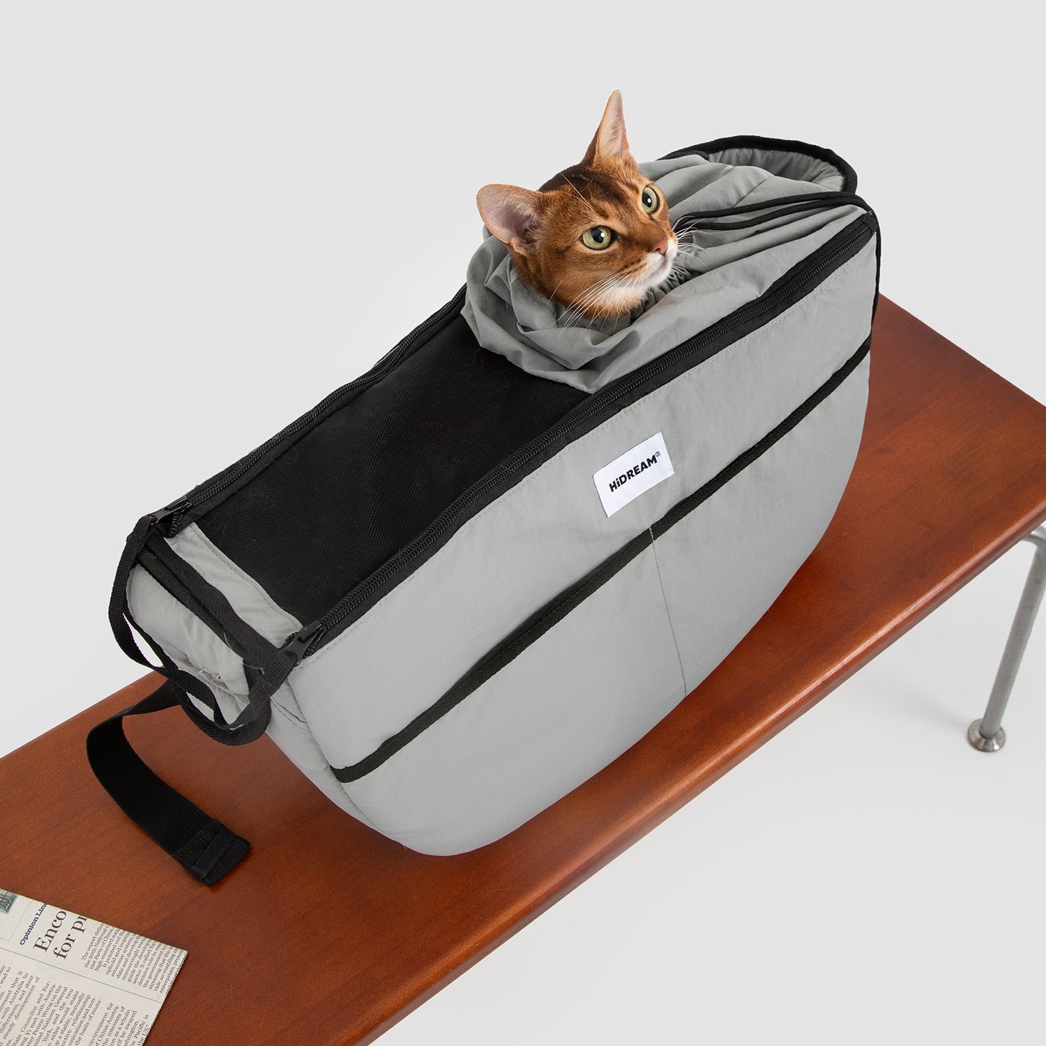 猫用スリングキャリーバッグ｜広開口・安定底板・軽量設計
