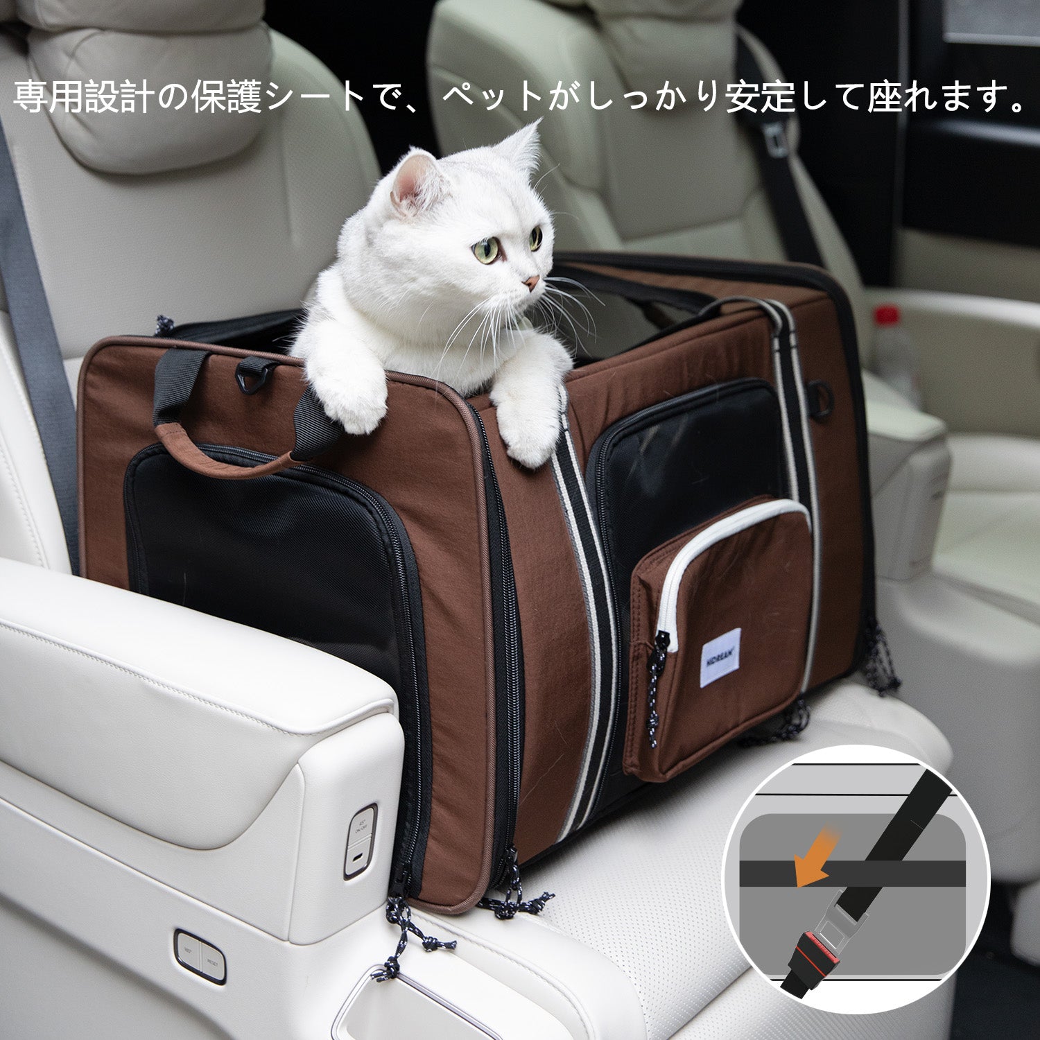 拡張式ペットキャリーバッグ｜大容量・3WAY仕様