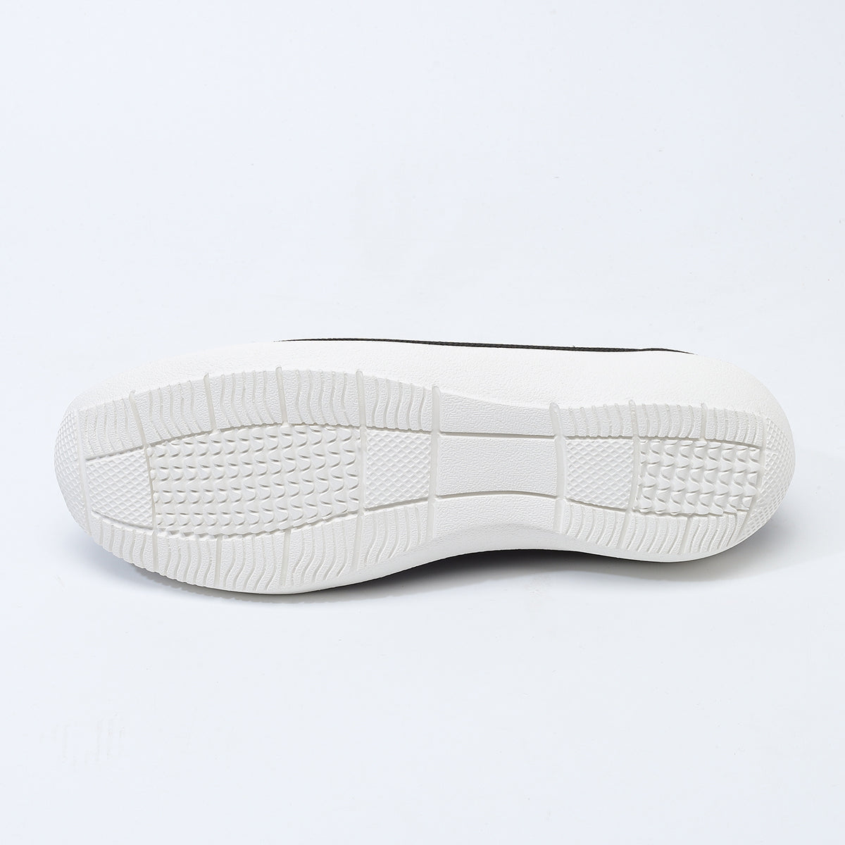 ラウンドトゥニット厚底ローファー