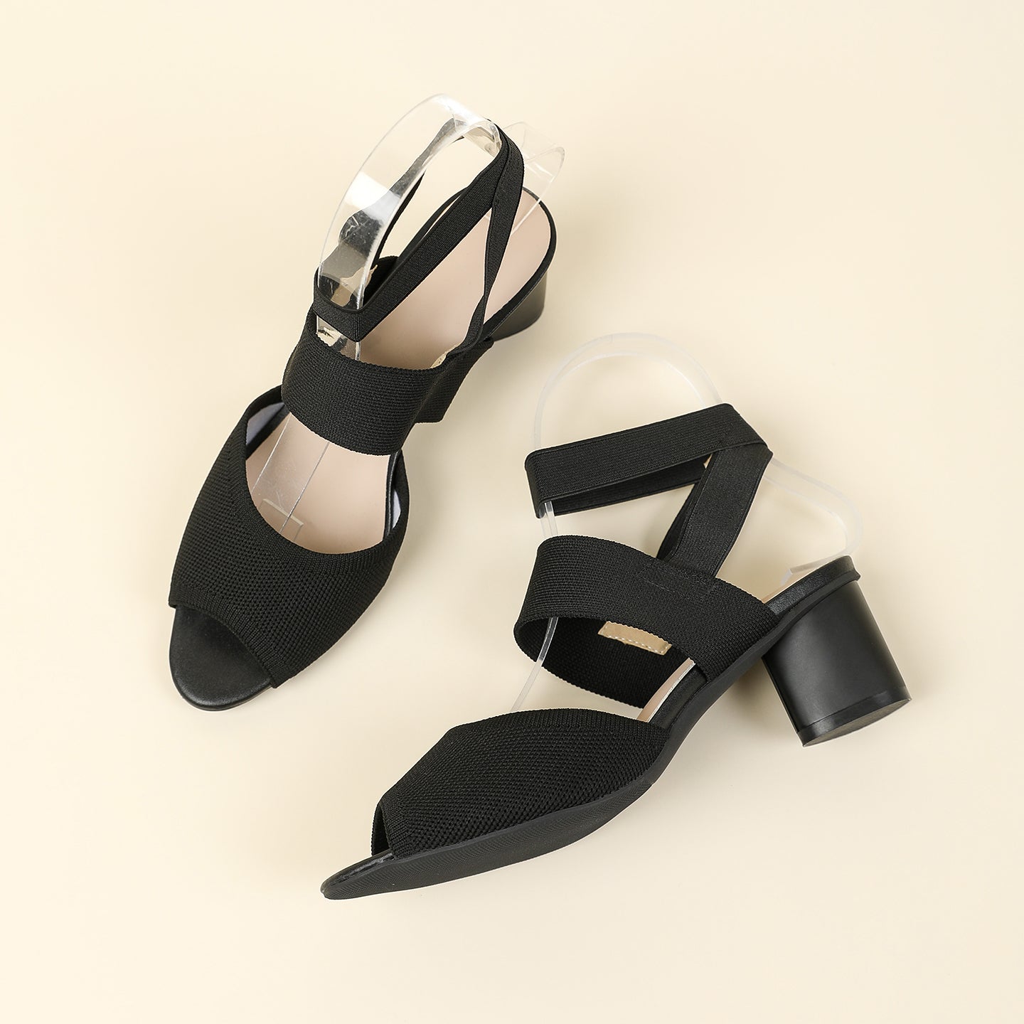 バックストラップ オープントゥ ローマサンダル